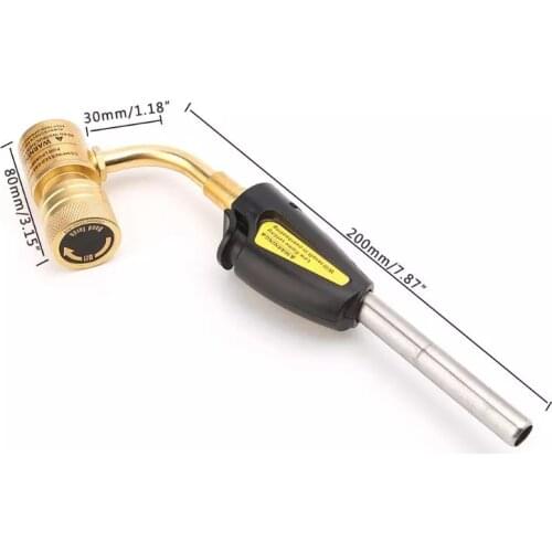 MAPP Torch Gas Welding Torch Self Ignition Gas Brazing Burner Soldering Quenching BBQ Burner HVAC/R Hand Torch