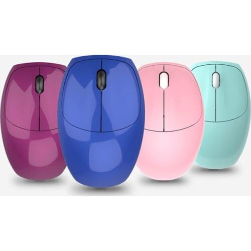 2.4G Wireless Bluetooth Pink Mice USB Ergonomic Gaming Mause 10m Wireless Transmission Distance Mice For Laptop Computer Deskop