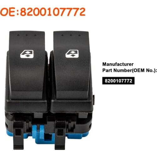 New OEM 8200107772 8200315040 Electric Window Switch For Renault Megane II 2002-2014 Lifter Switches 10 Pins car accessories