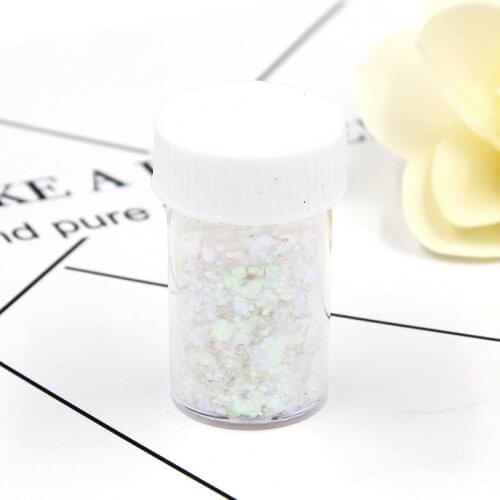 Mixed Shiny Colors Sequins Spangles Resin Fillings Crystal Mud Jewelry Making G32D