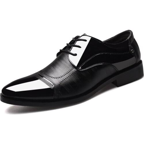 Luxury Brand Men Dress Shoes Genuine Top Grade Formal Business Men Shoes Wedding Party Large Size Dress Shoe for Mens Size 38-48