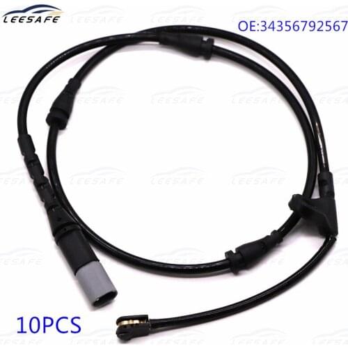 10pcs Brake Pad Wear Sensor 34356792567 for BMW X5 E70 F15 F85 X6 E71 E72 F16 F86 Front Disc Brake Pad Wear Warning Contact