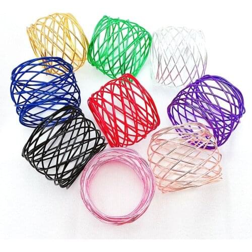 12pcs/lot Halloween black barbed wire napkin buckle metal napkin link day party desktop decoration napkin ring