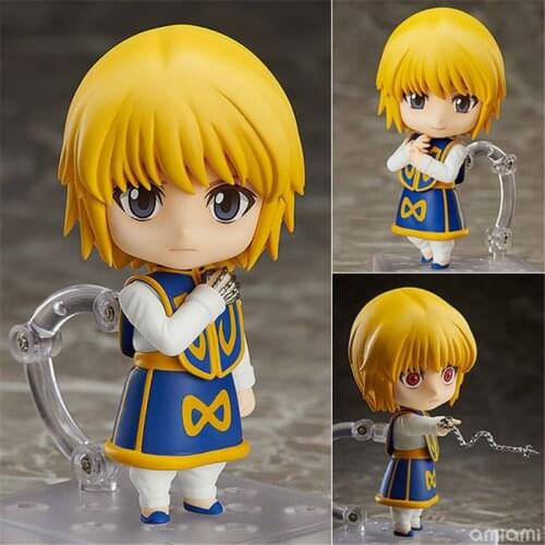 Anime HUNTER x HUNTER Kurapika 1185 PVC Action Figure Collectible Model Kids Toys Doll Gifts 10cm
