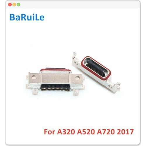BaRuiLe 50pcs 2017 A3 / A5 / A7 Micro Charger Port Dock Connector For Samsung Galaxy A320 / A520 / A720 USB Charging Socket Flex
