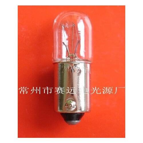 Free Shipping 24v 50ma Ba9s T10x28 Good!miniature Bulbs Lighting A300
