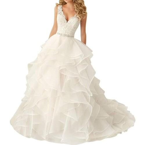 CCSNOWYING Sleeveless Wedding Dresses