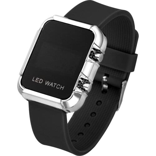 New Fashion Sports Watch Women Men Digital Bracelet Kids Wristwatches Womens Woman Electronic Clock Silicone Strap Reloj Mujer