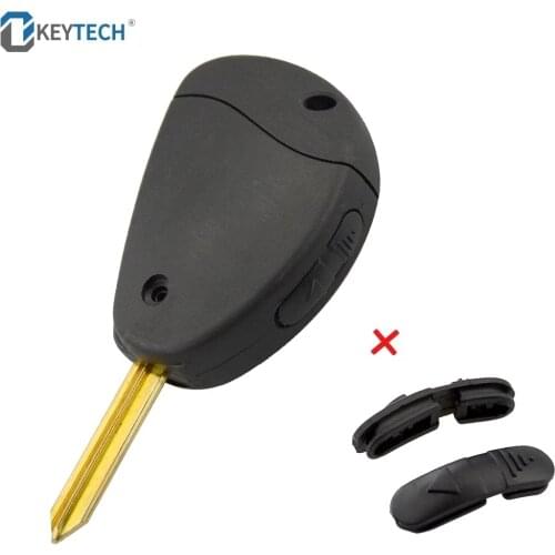 OkeyTech 2 Buttons New Remote Car Key Shell For Citroen Evasion Synergie Xsara Xantia Side Case Shell with Replacement Button