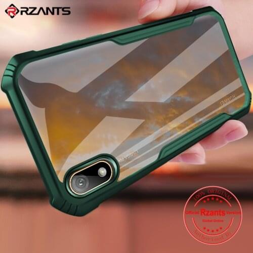 Rzants For Huawei Y6 Pro 2019 Case Hard [Blade] Shockproof Slim Crystal Clear Cover funda Casing