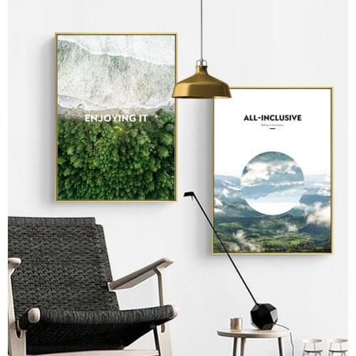 Nordic Decortive Canvas Painting Dandelion sea Prints Art Posters Prints Landscape Art Wall Pictures Living Room Unframed Poster