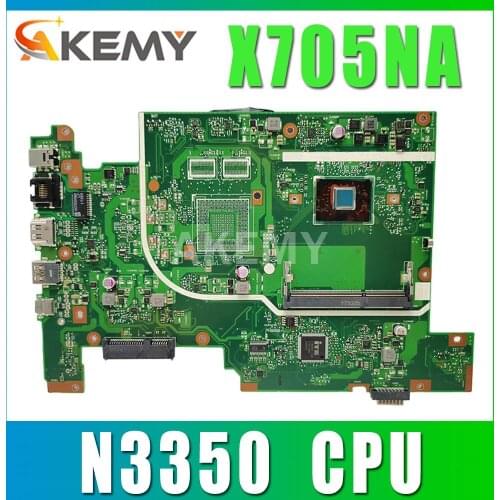 For ASUS Vivobook 17 X705NA X705NC X705N X705UA X705 Laptop Motherboard Mainboard N3350 CPU HD GMA