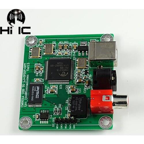 HIFI CM6631A Digital Interface DAC 24Bit 192K Sound Card USB to SPDIF Coaxial Output Connect Decoder Does Not Support DTS
