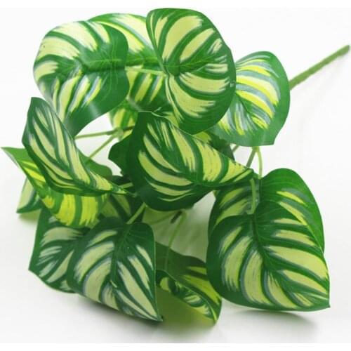 Artificial Plants Green Grass Plastic Plants Wall Garden Home Decoration Simulation Flowers Fake plant Leaves Green Plant