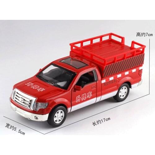 Collectible 1:32 Die Casts Auto Electric Simulation Car Models Pick-up Elevator Engineering Vehicles Cars Toys for Children