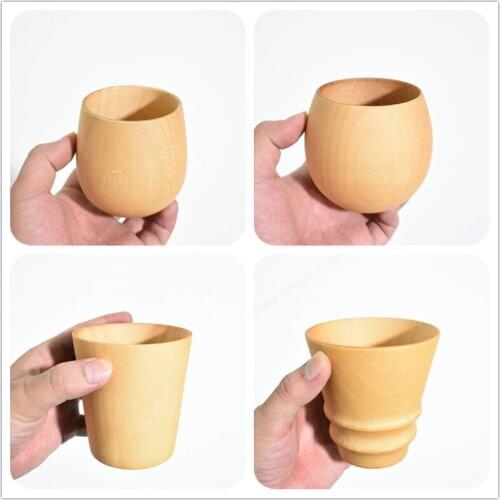 Creative Office Simple Wooden Cup Insulation Tea Cup Household Milk Cup Coffee Cup Bubble Tea Cup Coffee/tea Travel Cups