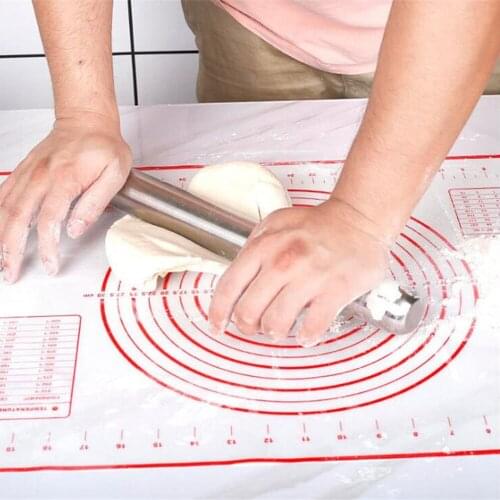 Silicone Baking Mat Pastry Rolling Kneading Pad Kitchen Crepes Pizza Dough Non-stick Pan Pastry Mat 40 x 50/ 50 x 60cm
