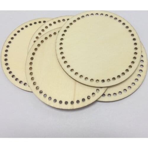 50 pcs laser cut round wood circle diss wooden cutting blades diss pieces