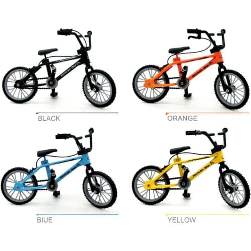 Mini Alloy Finger Bicycle Sport Set Bike Fingerboard DIY Creative Game Skateboard Kids Children Toys Gifts