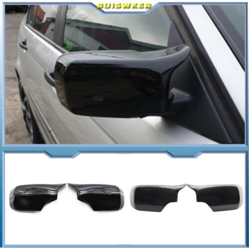 New 2x M3 Sytle Car Side Rear View Mirror Cover Cap Shell Replacement For BMW E46 E39 1998-2005