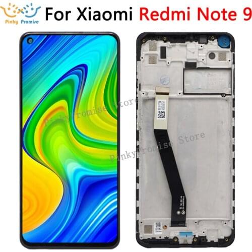 Original Display For Xiaomi Redmi Note 9 lcd for redmi 10x LCD Touch Screen Digitizer with frame For Redmi Note9 Display Screen