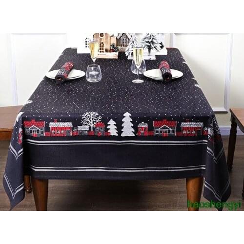 Christmas and New Year gifts European high-end coffee table rectangular dining table flag