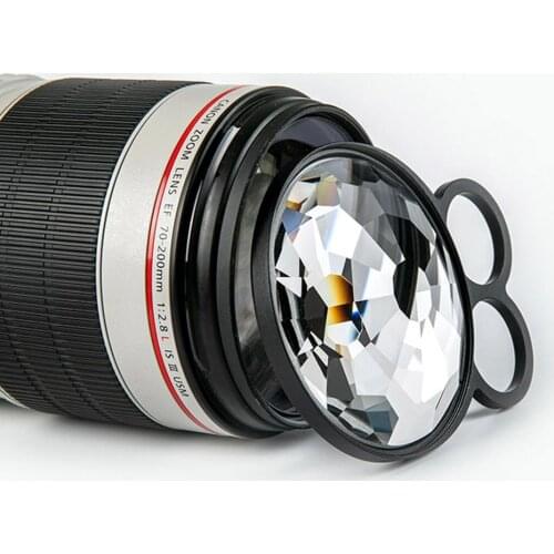 Handheld Kaleidoscope Camera Filter Rotatable Photography Accessories Filters Prism