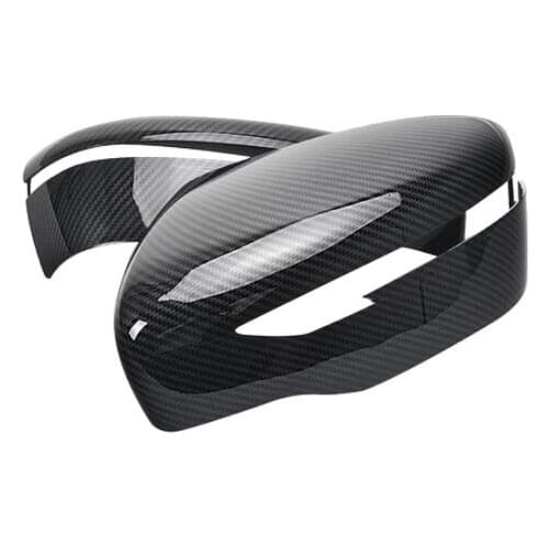 Carbon fibre REPLACE Side Mirror Covers Caps chrome door mirror cover high quality ABS car styling for Hyundai IX35 2010-2017