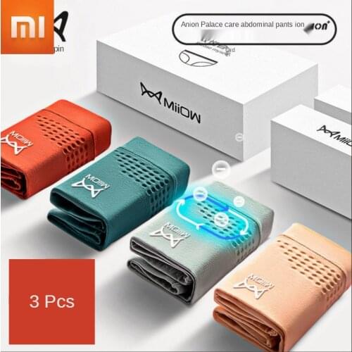 Xiaomi Miow Panties Womens Abdominal Warming Palace Shaping Shorts Womens High Waist Pure Cotton Graphene Antibacterial Cotton