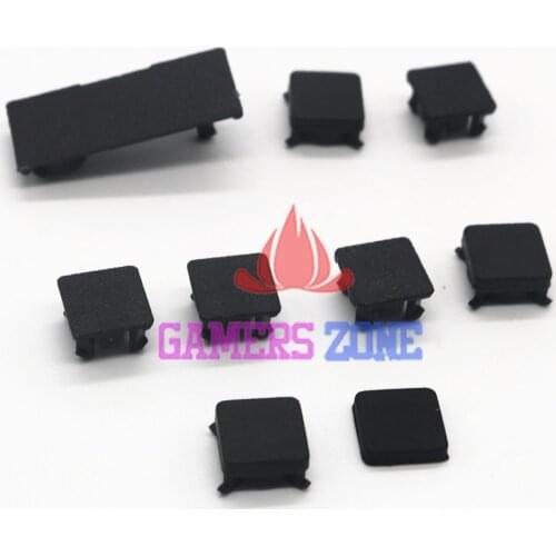 100sets 9 in 1 Full set dust plug Cover Screw Plug Feet Cover Set Plastic Bottom Screw Covers For PS3 Slim Console