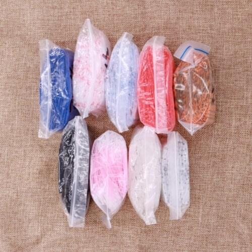 100pcs Small PE Zipper Plastic Bag Jewelry Ziplock Zip Zipped Lock Reclosable Poly Bags Mix Pattern MIni Thick Pouch