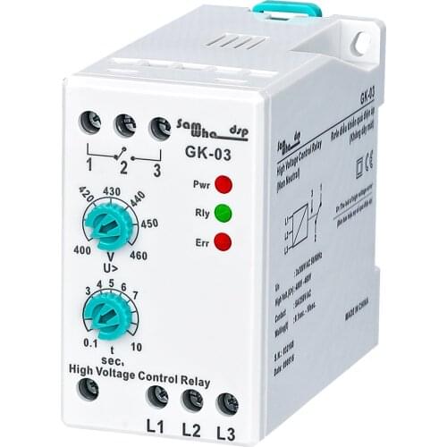 Phase Failure High Voltage Analogue Adjustable Protection Relay (Non-Neutral)