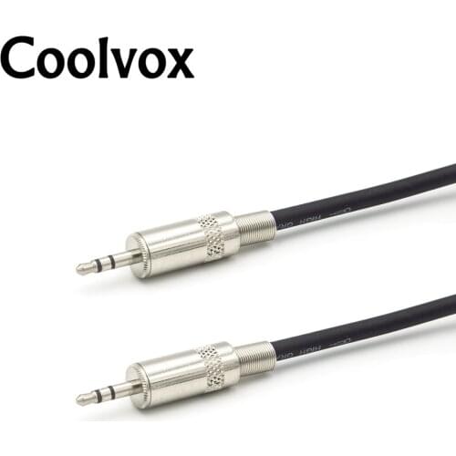 Coolvox Audio Cable Patch Balance Cords 3.5 Jack To 3.5mm Connector Microphone Snake Cord Aux Cable 3.5mm Speaker Cable Aux
