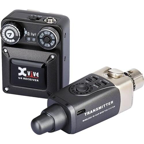 XVIVE U4 IN-EAR Monitor Wireless System 30m Range Transmitter and Receiver for Live Show