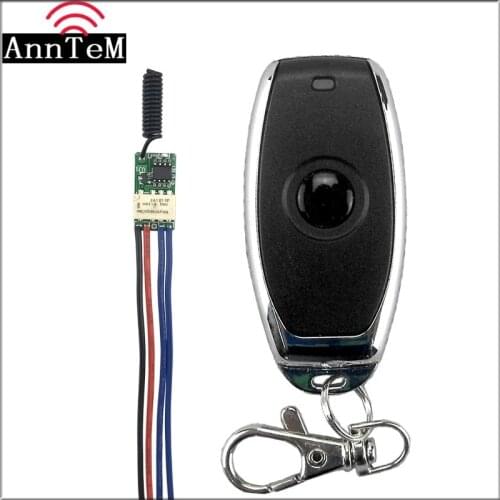 3.7v 5v 9v 12v 433mhz wireless remote control switch circuit micro Momentary controller Mini small relay Reset switching Module