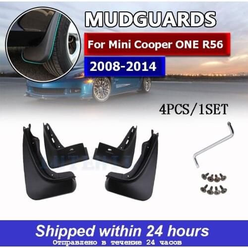 CAR Splash Guards Mud Guards Mud Flaps FENDER FIT FOR 2008-2014 Mini Cooper ONE R56