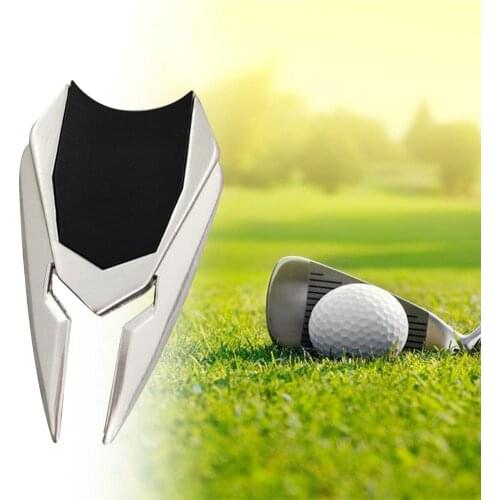 Golf Divot Tool Lightweight Anti-abrasion Zinc Alloy Professional Ball Golf Marker Pitchfork for Turf Repairing Golf Accessories
