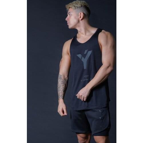 Men Mesh Tank Top Running Vest Gym Mens Muscle Sleeveless Tank Top Slim Shirt Stringer Bodybuilding Sport Fitness Workout Vest