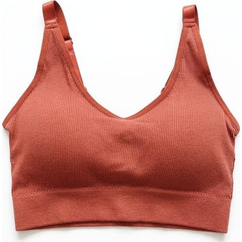 Soft Padded Bra For Women Lingerie Wire Free Seamless Bralette Fitness Sleeping Brassiere Female Soft Bra Small Breast Underwear