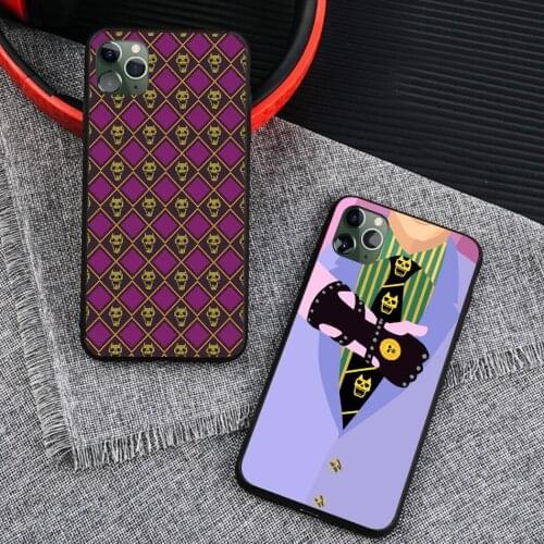 Yoshikage Kira JoJos Bizarre Adventure anime soft silicone Phone case cover shell For iPhone 6 6s 7 8 Plus X XR XS 11 Pro Max