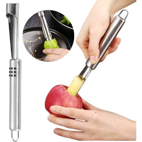 Stainless Steel Fruit Corer Red Dates Apple Pear Corer Fruit Seed Core Remover Slicer Knife Fruit Vegetable Tools Kitchen Gadget
