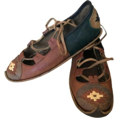 Postal, We e, KELI,, Leather shoes, 2021 SEASON ROMA AYAKKABISI LEATHER TROY alexander the great SHOE Traditional BEACH CASUAL