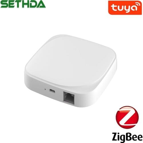 Tuya Zigbee Bridge Smart Home Gateway Hub/PIR/Door&Window Sensors Remote Control Via Smart Life APP Work with Alexa Google Home