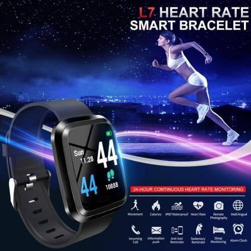 Multi-sport Smart Watch Heart Rate Blood Pressure Monitoring Smart Bracelet Waterproof Touch Screen Watch