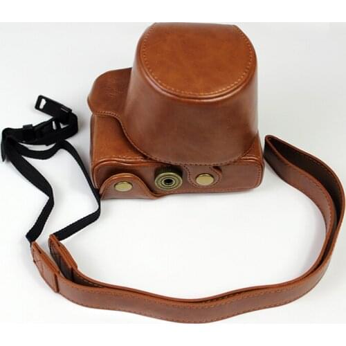 Camera bag PU Leather Case for Fujifilm Fuji X-A7 XA7 X-A5 X-A20 xa5 xa20 XA10 15-45mm Lens Cover With Shoulder Strap