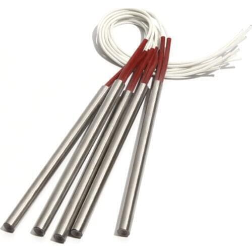 5PCS 9.5mm Diameter 265~300mm Length Tubular Cartridge Heater 304SUS Electric Heating Pipe 790/800/830/860/900W Resistance Part