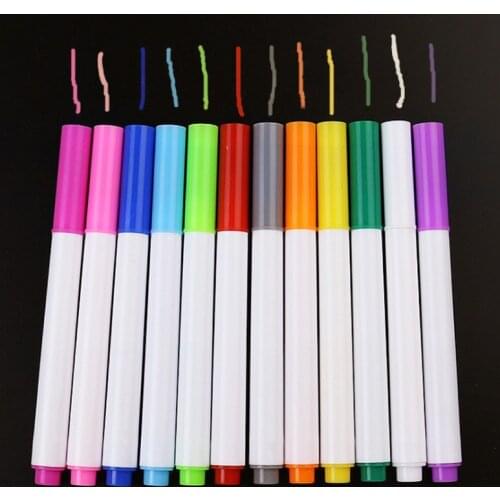 1Set Water-soluble Liquid Chalk Childrens Drawing Pen Non-dust Board Chalk Marker Office School Supplies