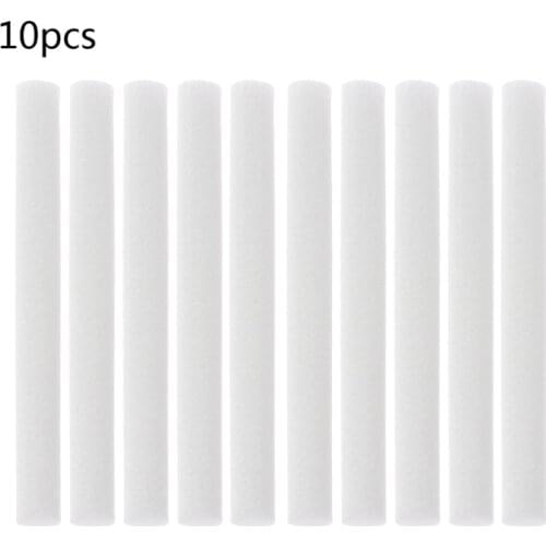10Pcs Humidifiers Filters Cotton Swab Replacement for USB Humidifier Accessories Aroma Diffuser Cotton Sticks 8mmx64mm