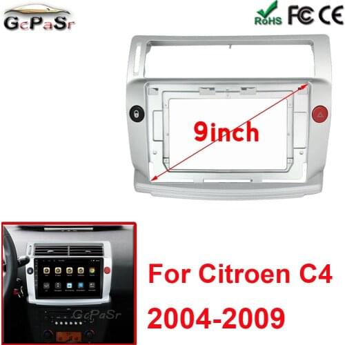 9 Inch Car Frame Cable Canbus For Citroen C4 2004-2009 Multimedia DVD Panel Frame Navigation GPS