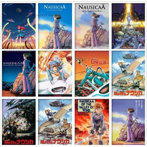 5d Diy Diamond Painting Anime Nausicaä Of The Valley Of The Wind Cartoon Diamond Mosaic Cross Stitch Kits Art Home Decor Gift